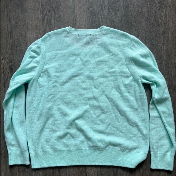 Banana Republic Light Green Women's Sweater - Picture 4 of 5